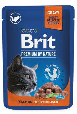 Brit Premium Cat kapsa Salmon for Sterilised 100g