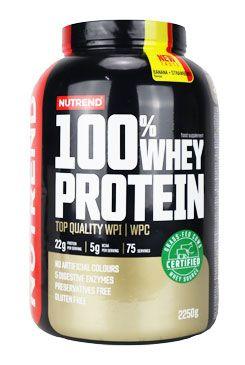 Nutrend Whey Protein 100 % banán+jahoda 2250g