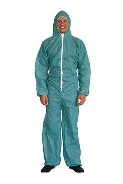 Oblek hygienický s kapucí/kombinéza/ XL CVET 1ks