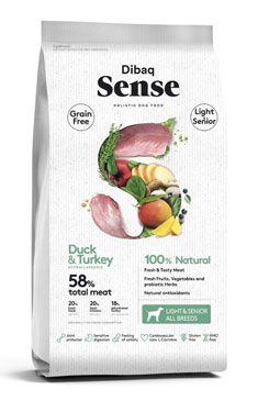 DIBAQ SENSE Grain Free Duck&Turkey Light&Senior 12kg