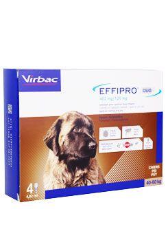 Effipro DUO Dog XL (40-60kg) 402/120 mg, 4x4,02ml