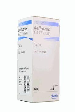 Diagnostické proužky Reflotron GOT/AST 30 ks