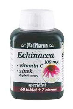 Echinacea 100mg+vit.C+zinek 60tbl + 7tbl zdarma