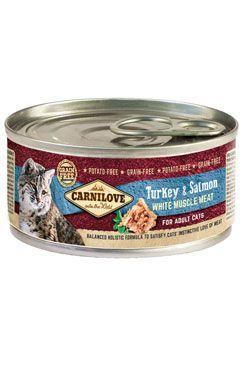 Carnilove White konz Mus Meat Turkey&Salmon Cats 100g