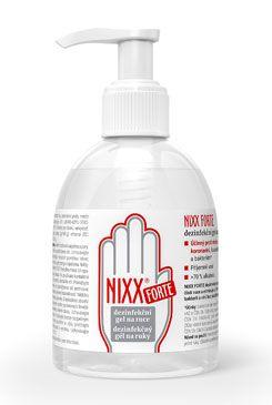 NIXX FORTE dezinfekční gel na ruce s dávkovačem 250ml