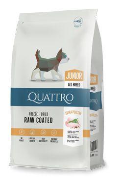 QUATTRO Dog Dry Premium All Breed Junior Drůbež 7kg
