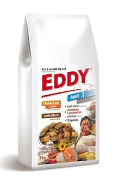 EDDY Adult Large Breed s masovými polštářky  8kg