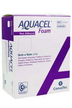 Aquacel foam neadhesivní 5x5cm/10ks krytí na rány