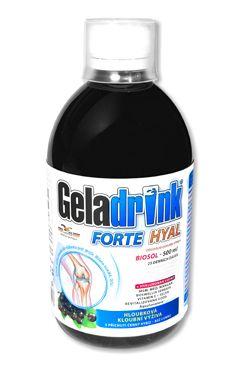 Geladrink Forte Biosol černý rybíz 500ml